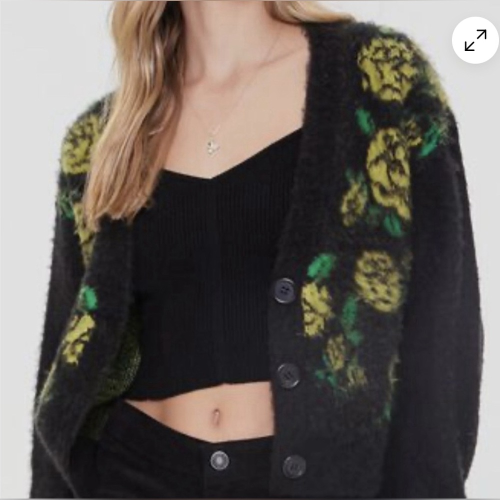 Forever 21 Floral Cardigan